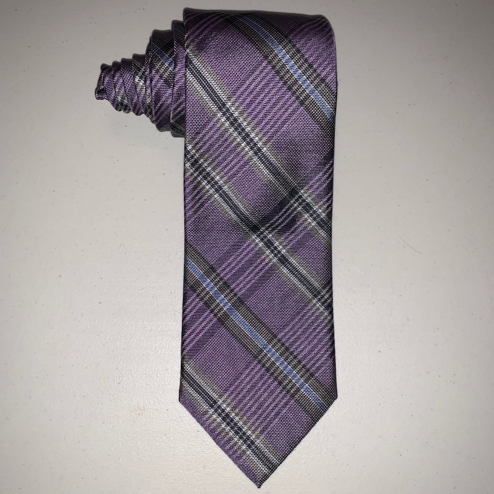 Perry Ellis Portfolio - Plaid Pattern Tie (NWOT)